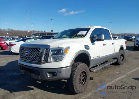 2017 Nissan Titan Xd Platinum Reserve Diesel from USA, damaged, VIN 1N6BA1F43HN553162